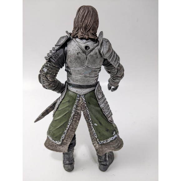 3 Lord of The Rings Action Figures Boromir, Aragon& Haradim Archer Warrior - Picture 10 of 14